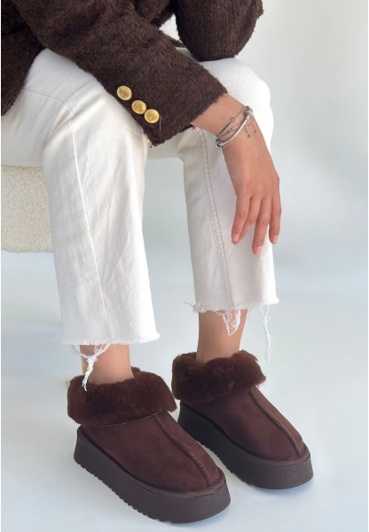 Edali Kahverengi Süet Bot