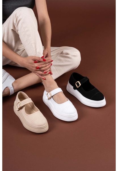 Lunni Bej Keten Spor Ayakkabı